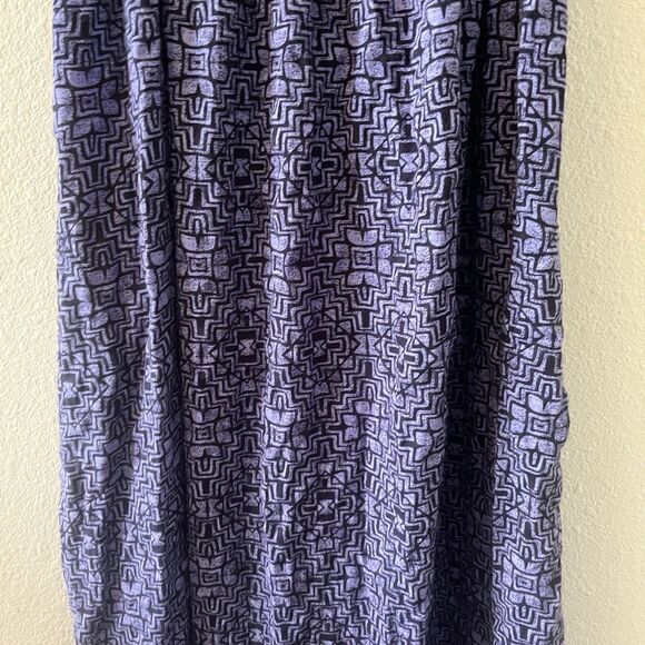 By Anthropologie Savona Slip Dress Sz S Purple Maxi Accent Boho Cotton Blend - Picture 4 of 16